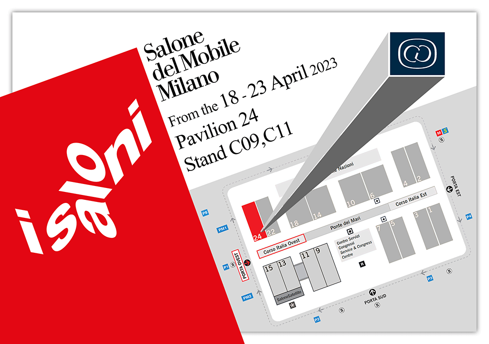 Salone del mobile Milano | 18 - 23 April 2023 | Pad 24 Stand C09,C11